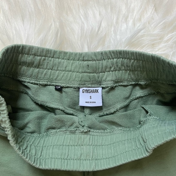 Gymshark Women's Green Sweat Shorts - Picture 3 of 6